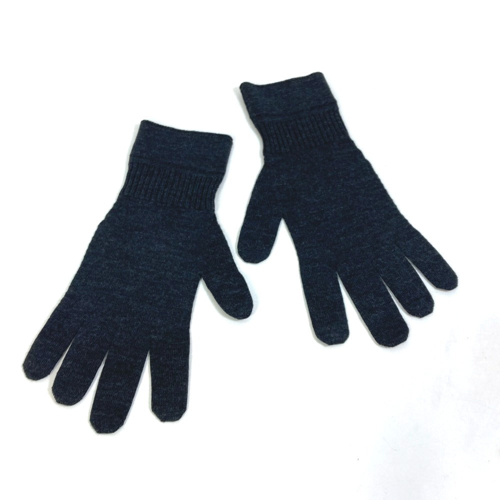 LOUIS VUITTON Glove M70008 Wool, Elastane Gray type Damier Grafitte Damier Gon Petit mens