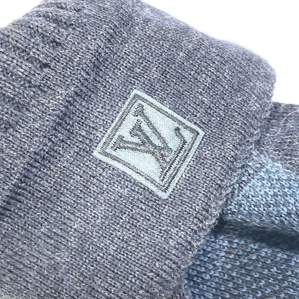 LOUIS VUITTON Glove M70008 Wool, Elastane Gray type Damier Grafitte Damier Gon Petit mens