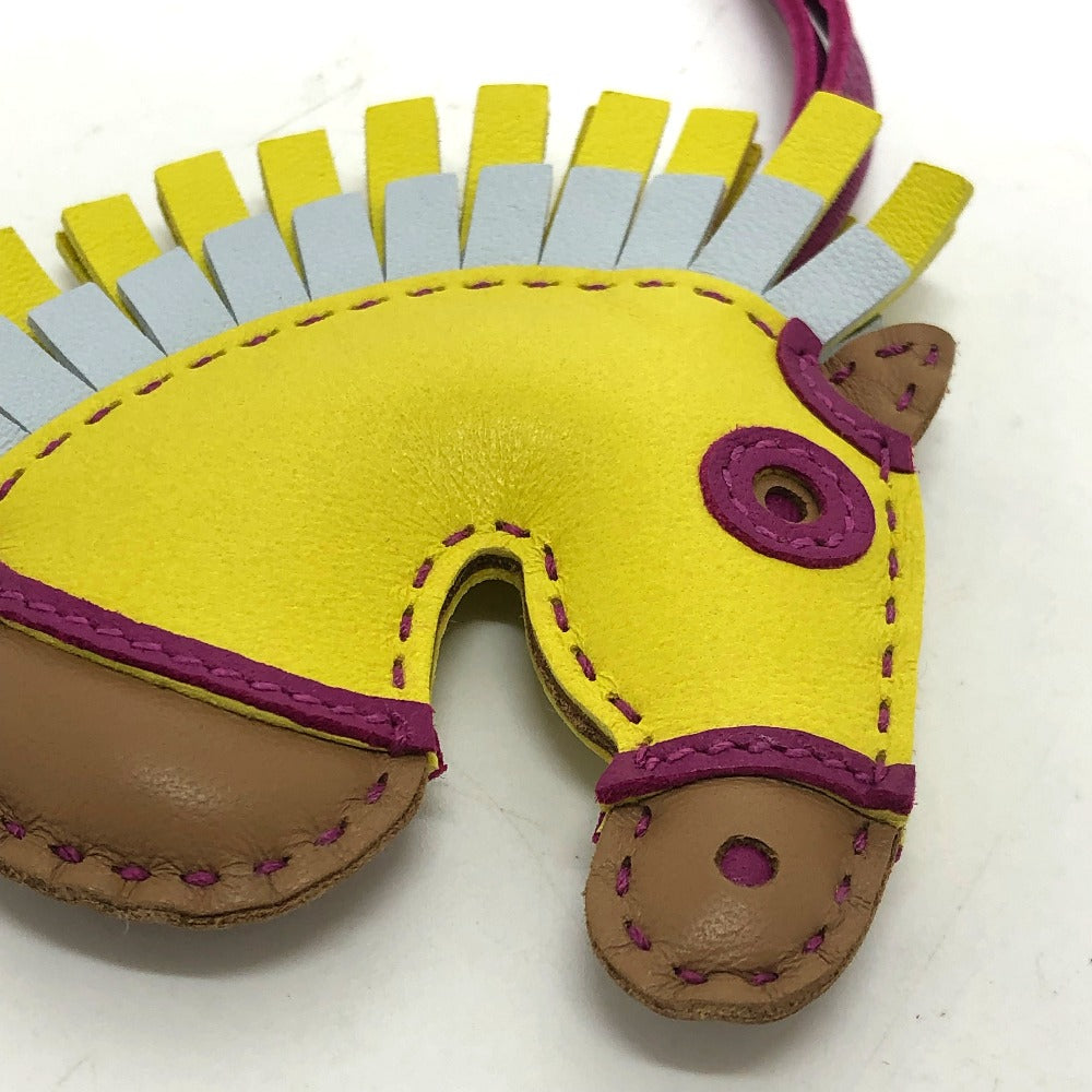 HERMES Bag charm Anyo Miro yellow Gigi Camaille sylvest/horse/zebra Women  d
