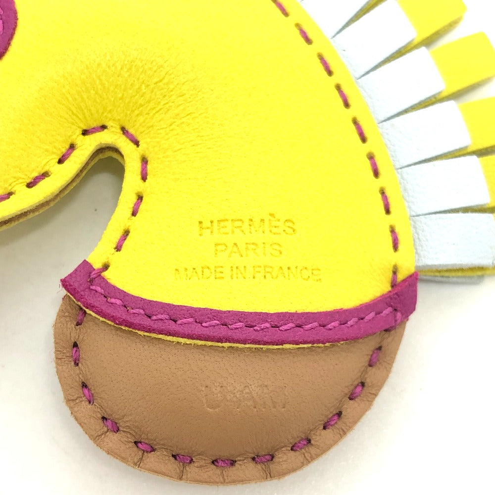 HERMES Bag charm Anyo Miro yellow Gigi Camaille sylvest/horse/zebra Women  d