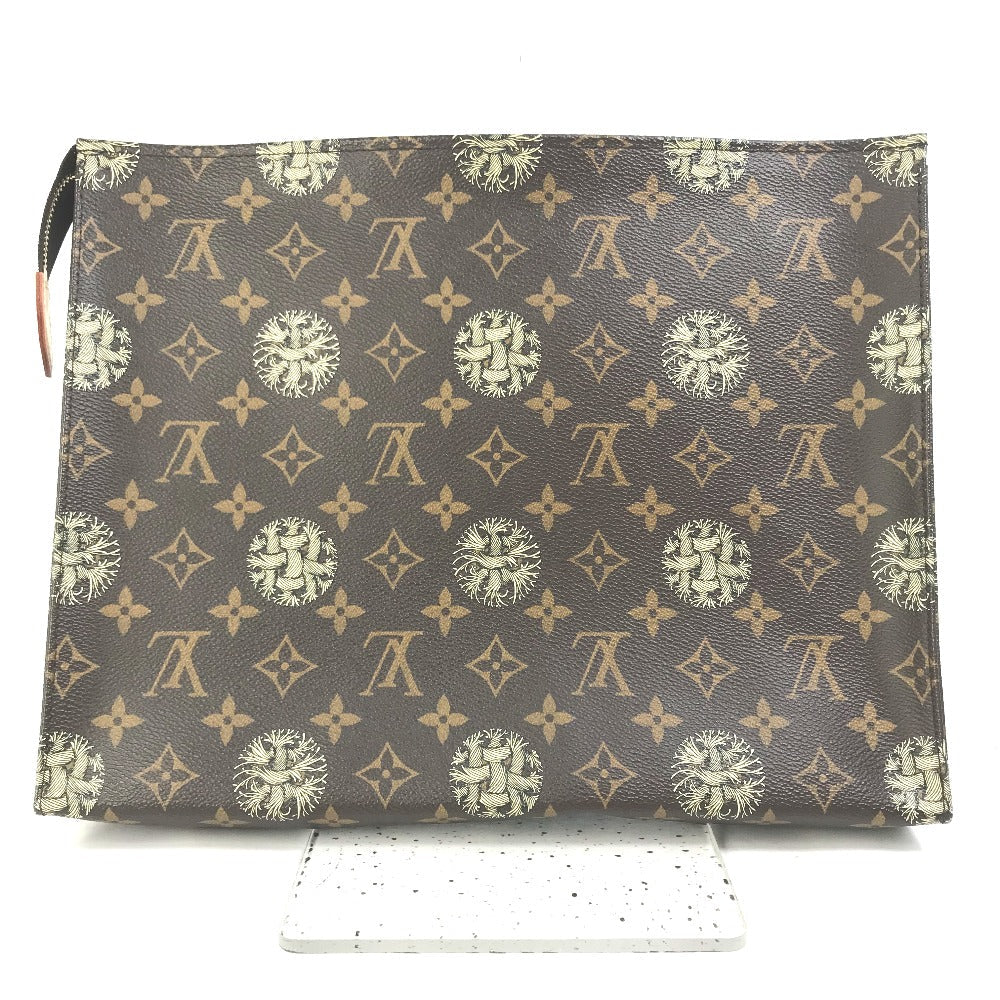 LOUIS VUITTON Clutch bag M41513 Monogram canvas Brown Monogram Christopher Nemeth Rope Pochette Voyage mens  d