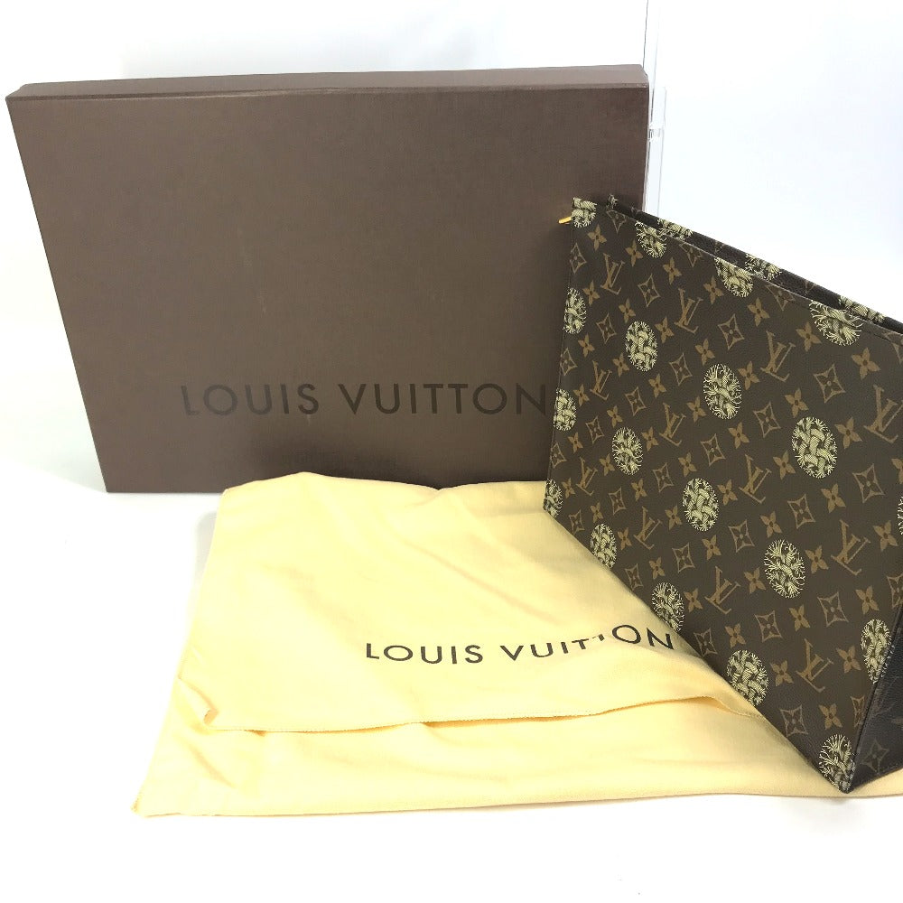 LOUIS VUITTON Clutch bag M41513 Monogram canvas Brown Monogram Christopher Nemeth Rope Pochette Voyage mens  d