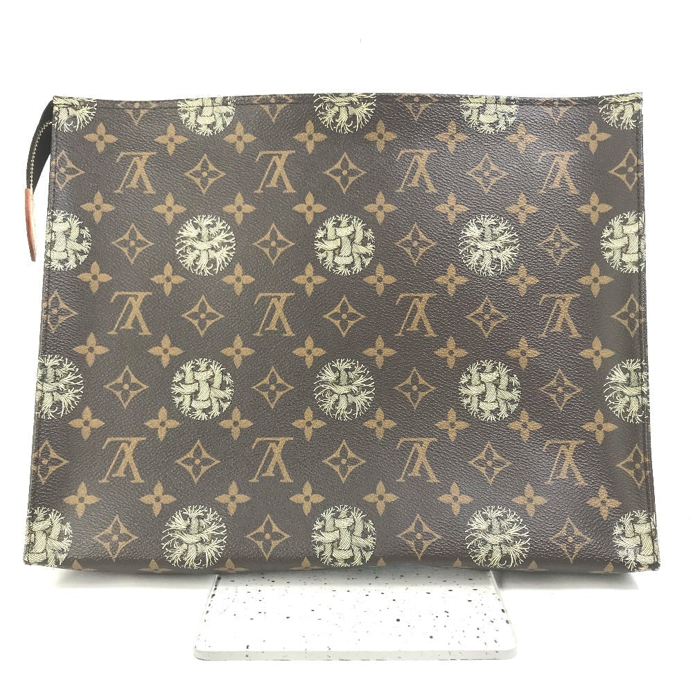 LOUIS VUITTON Clutch bag M41513 Monogram canvas Brown Monogram Christopher Nemeth Rope Pochette Voyage mens