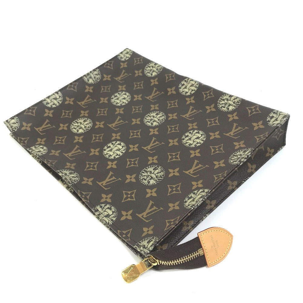 LOUIS VUITTON Clutch bag M41513 Monogram canvas Brown Monogram Christopher Nemeth Rope Pochette Voyage mens  d