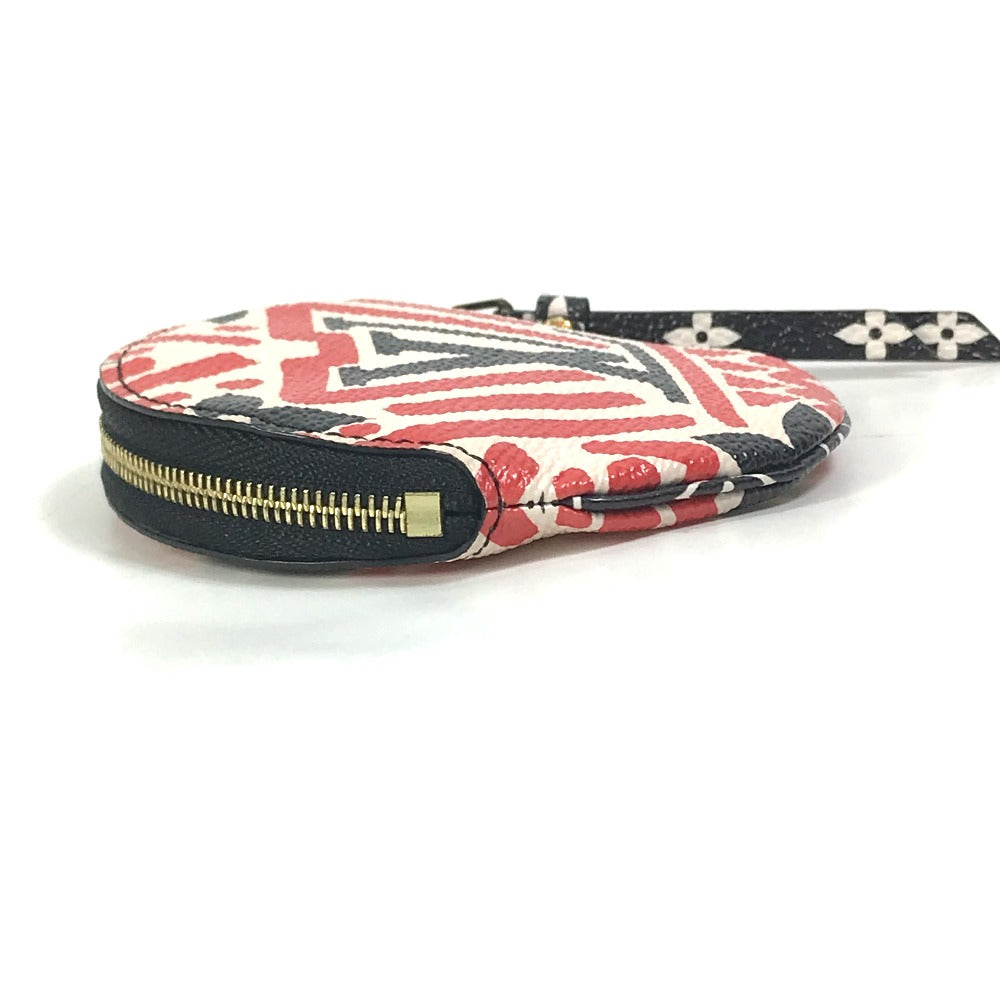LOUIS VUITTON Coin case M69505 Monogram canvas Red x white x black LV Clafoutis Portonet Ron Women  d