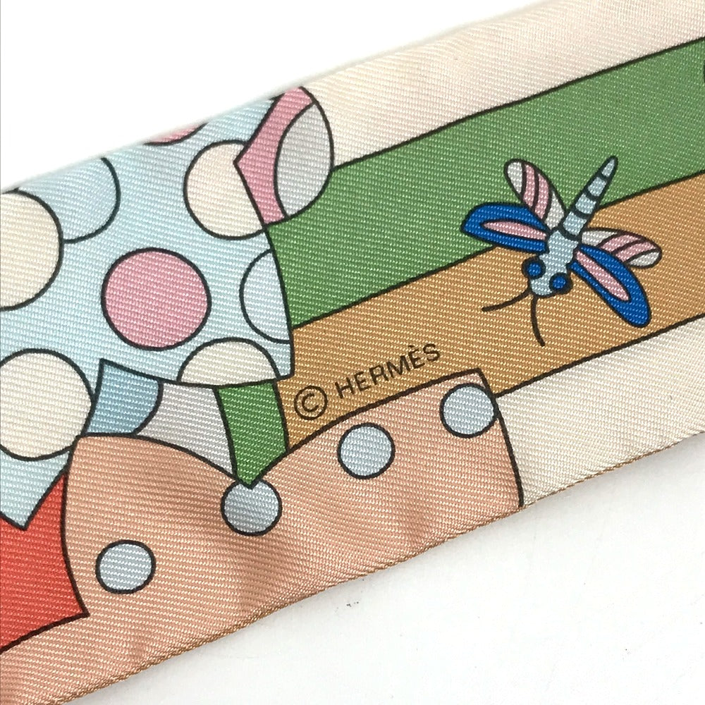 HERMES scarf silk multicolor Les Murmures de la Fort Women  d