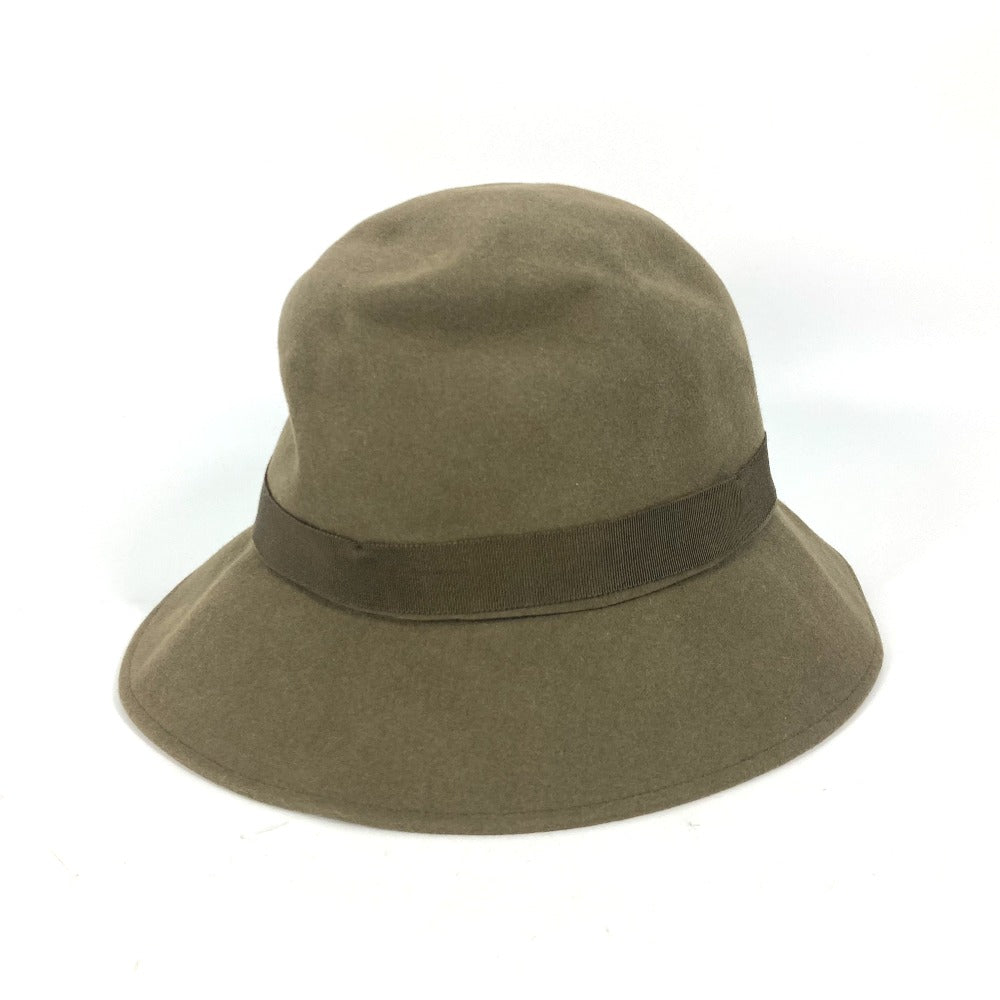 CHANEL hat felt khaki   Women 57