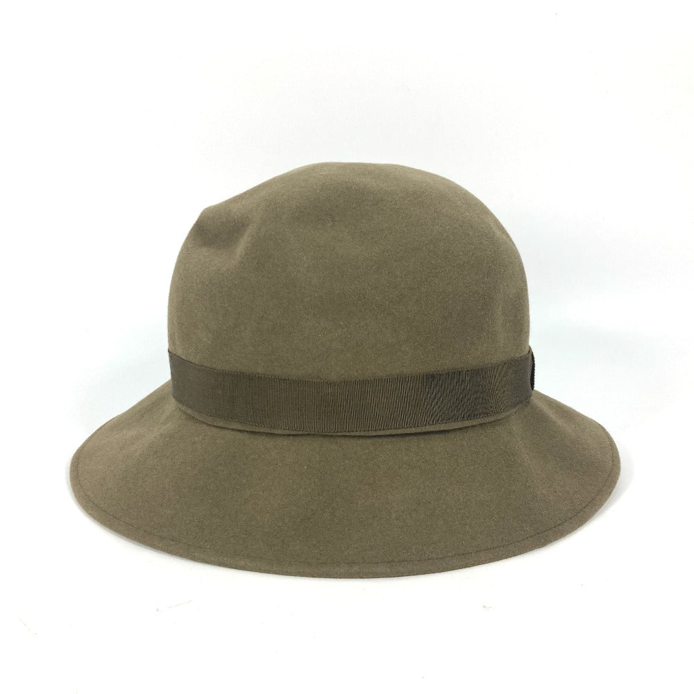 CHANEL hat felt khaki   Women 57