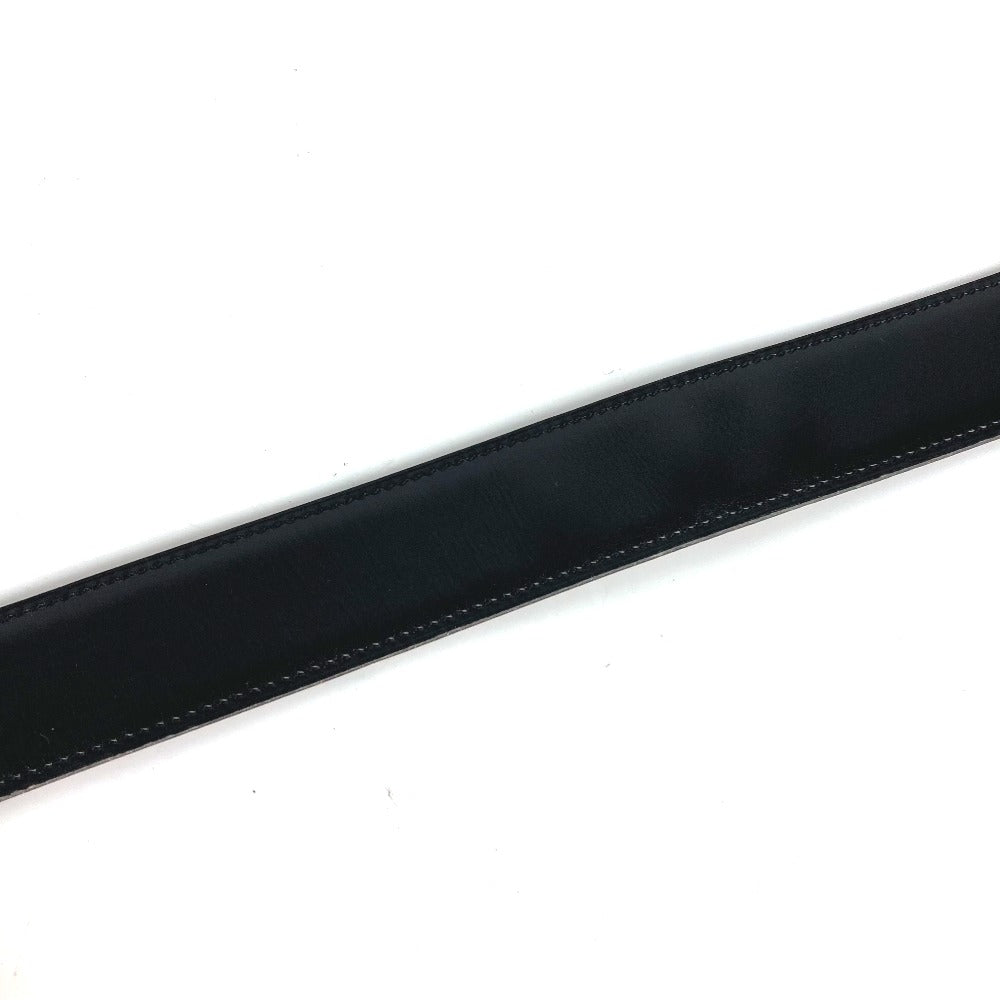 HERMES belt Calf leather Black x Leather H belt Constance Women 65  d