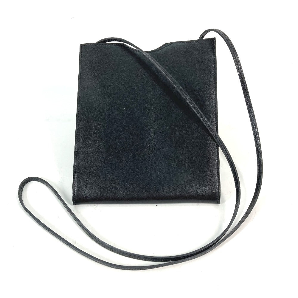 HERMES Shoulder Bag Box scarf black Onimetu Women  d