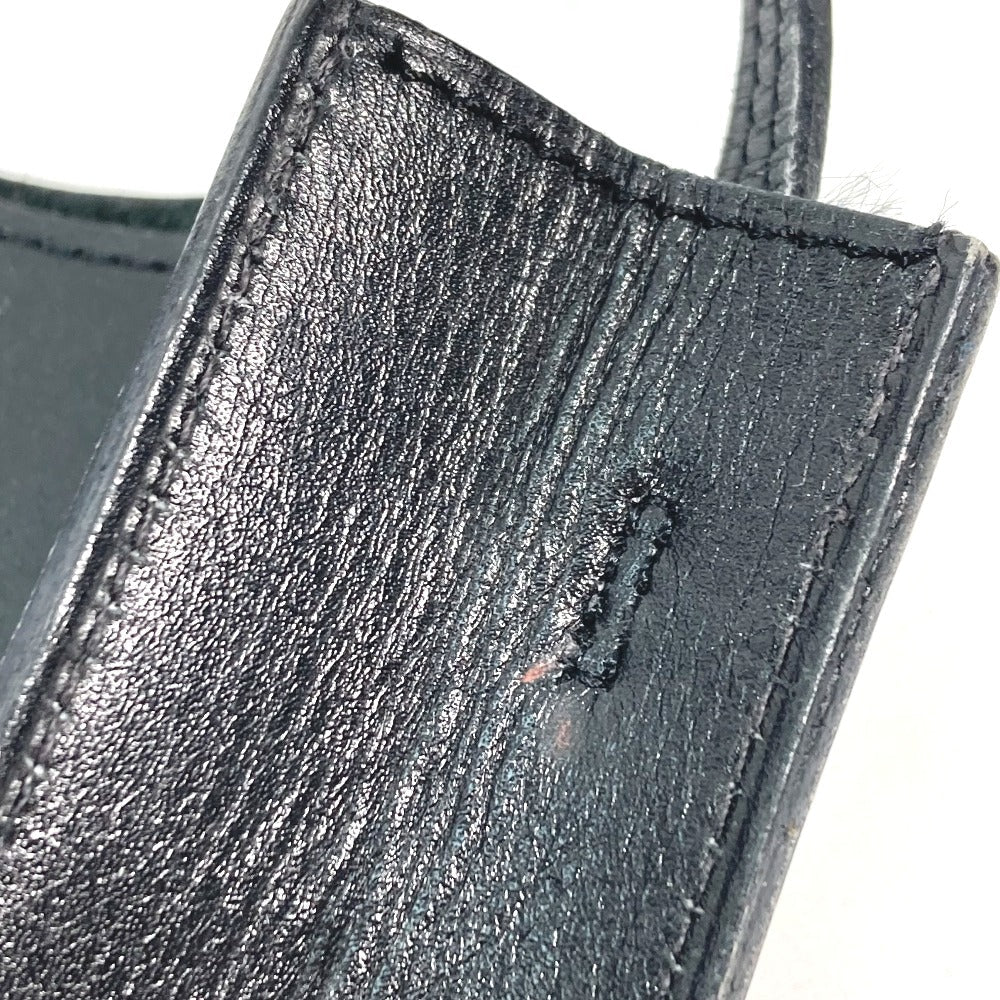 HERMES Shoulder Bag Box scarf black Onimetu Women  d