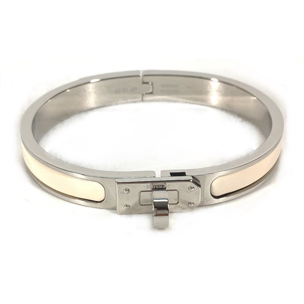 HERMES bracelet metal Silver Bangle Mini Click Kelly Women  d