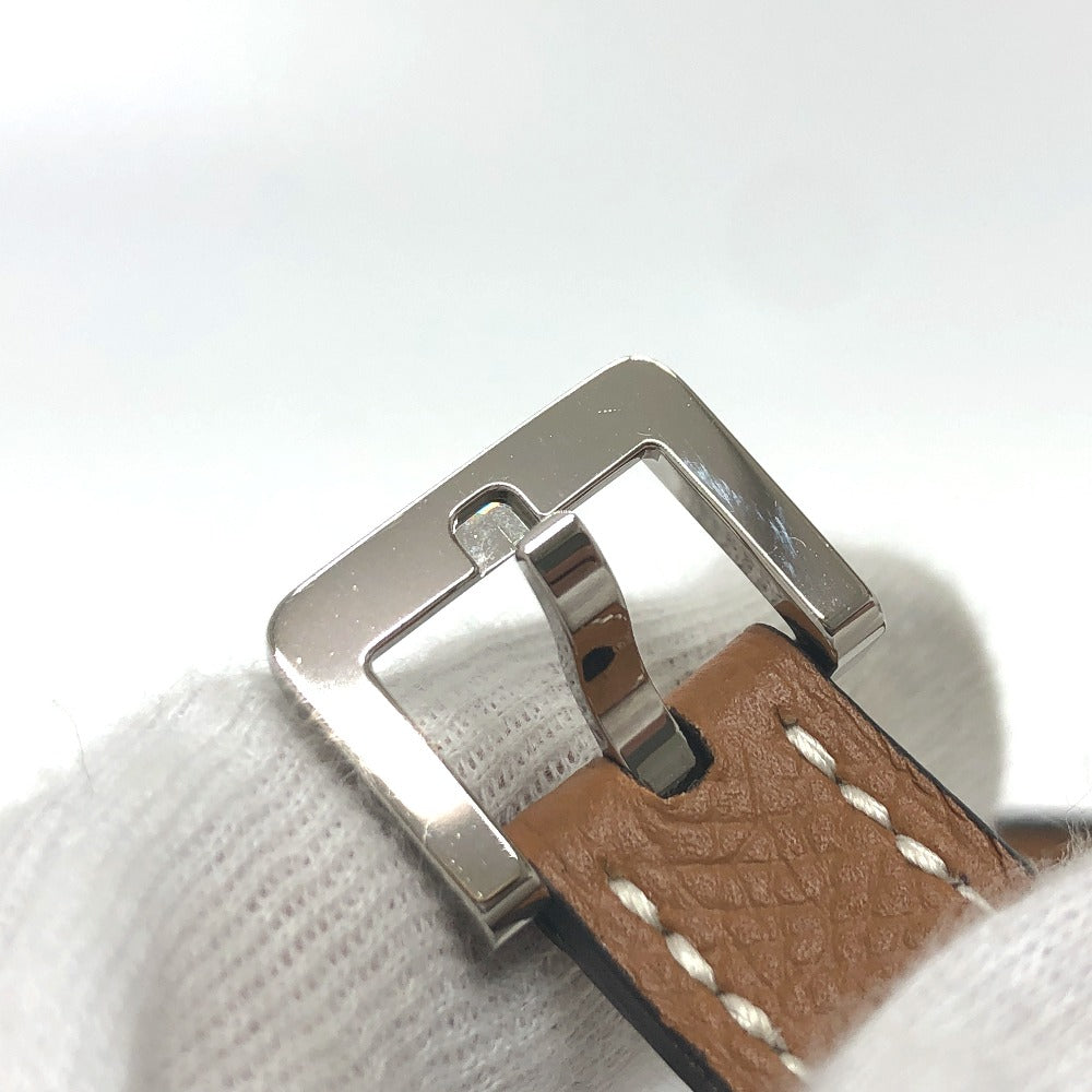 HERMES belt Epsom Brown Belt "Pop H" 15 Women 80  d
