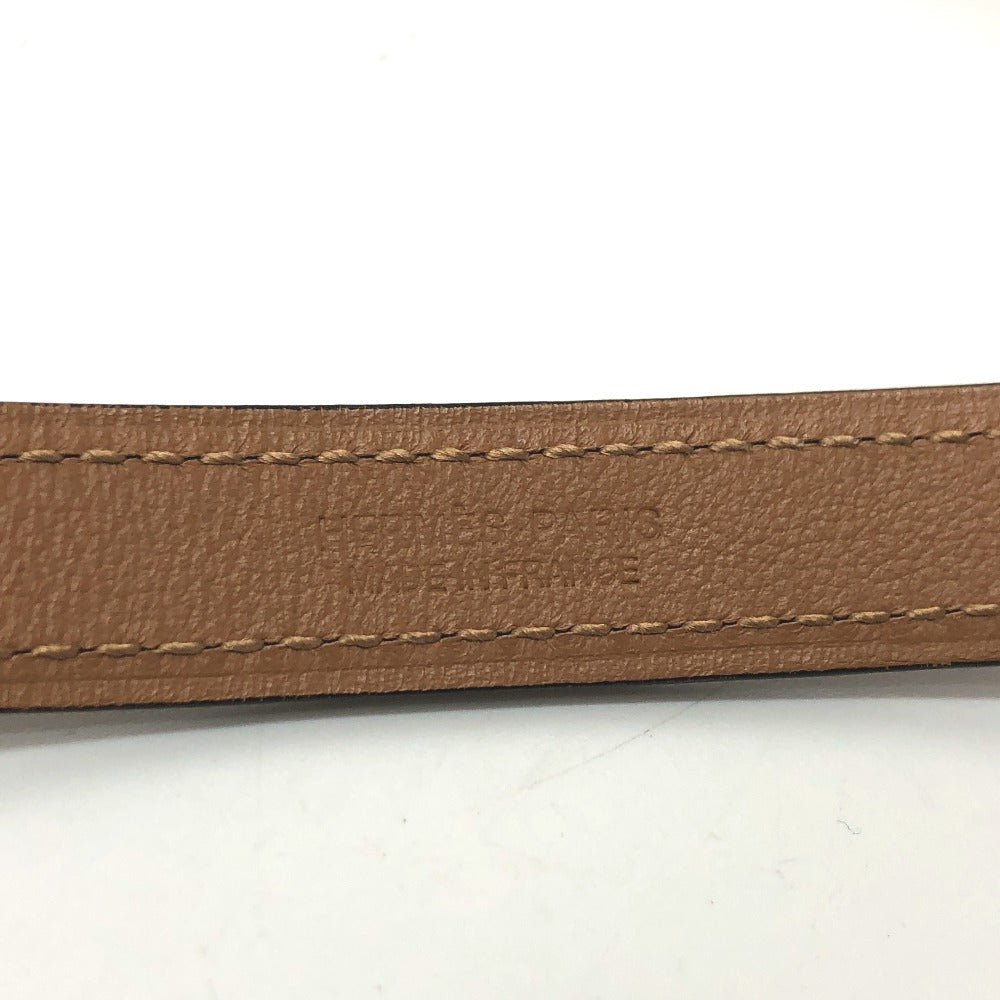 HERMES belt Epsom Brown Belt "Pop H" 15 Women 80  d