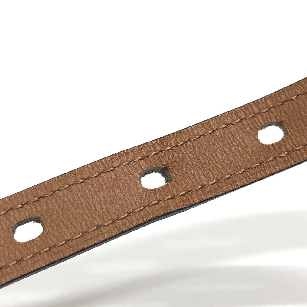 HERMES belt Epsom Brown Belt "Pop H" 15 Women 80  d