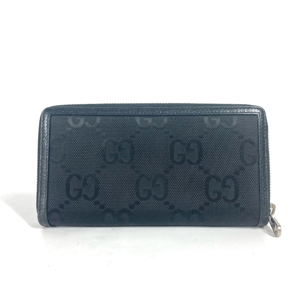 GUCCI Long Wallet Purse 625576 Nylon / leather black logo Off The Grid mens