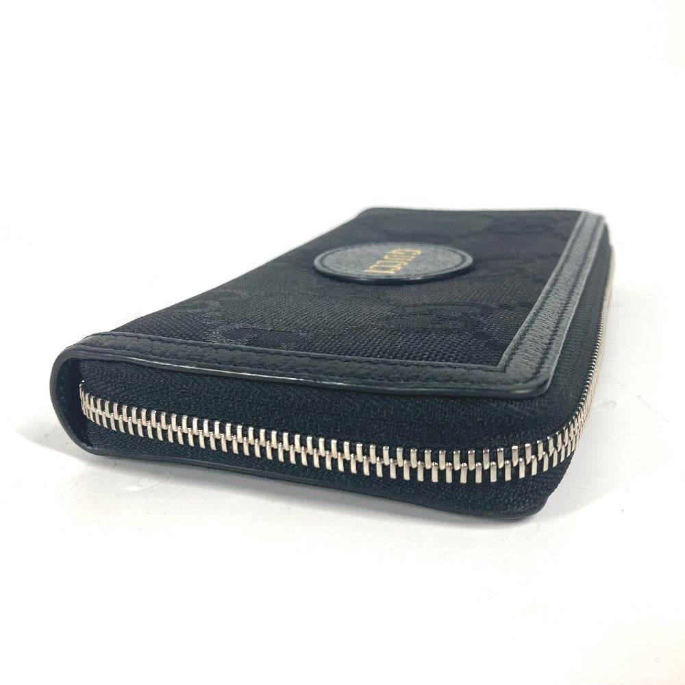 GUCCI Long Wallet Purse 625576 Nylon / leather black logo Off The Grid mens