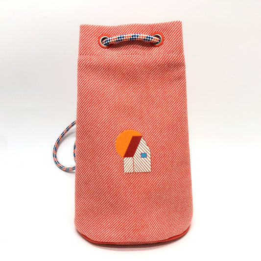 HERMES Shoulder Bag canvas Orange epope duffel bag Kids  d