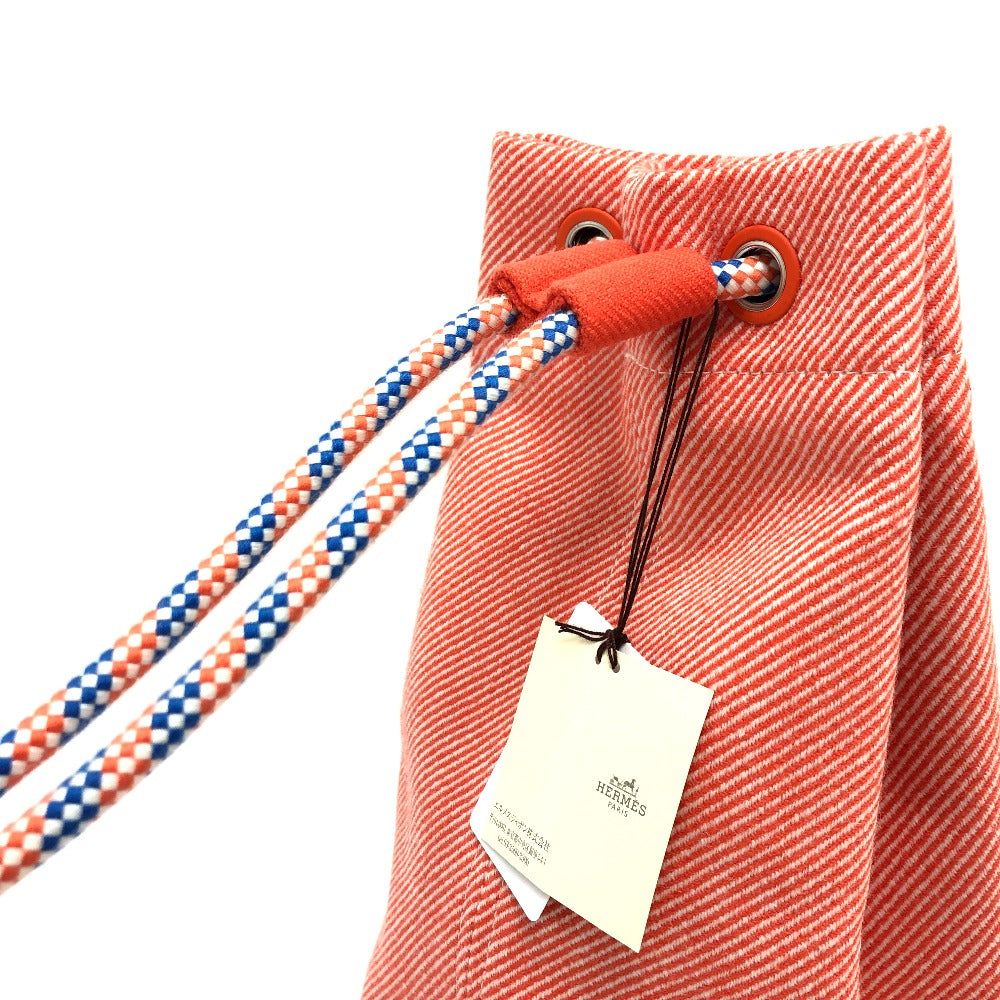 HERMES Shoulder Bag canvas Orange epope duffel bag Kids  d