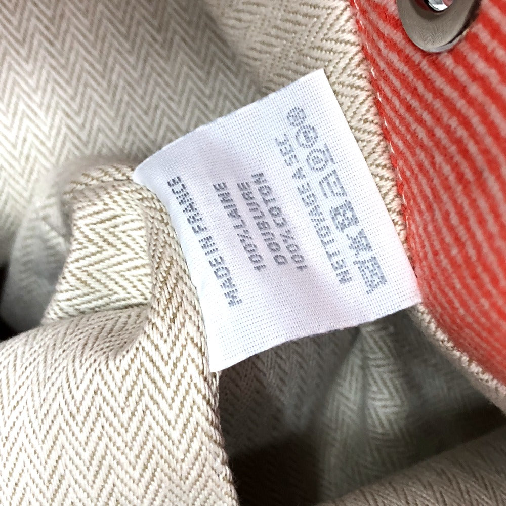 HERMES Shoulder Bag canvas Orange epope duffel bag Kids  d