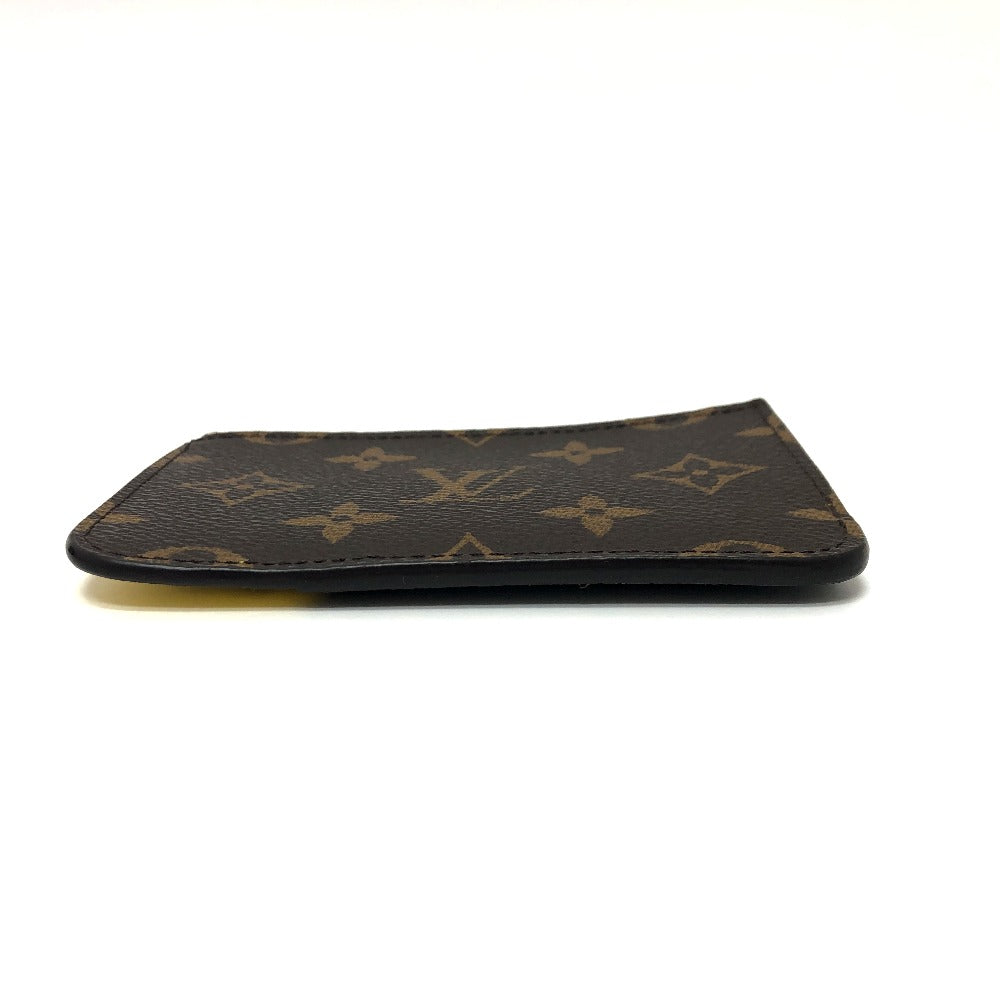 LOUIS VUITTON Coin case M81882 Monogram canvas Brown x yellow Monogram Porto Cult Romy mens  d