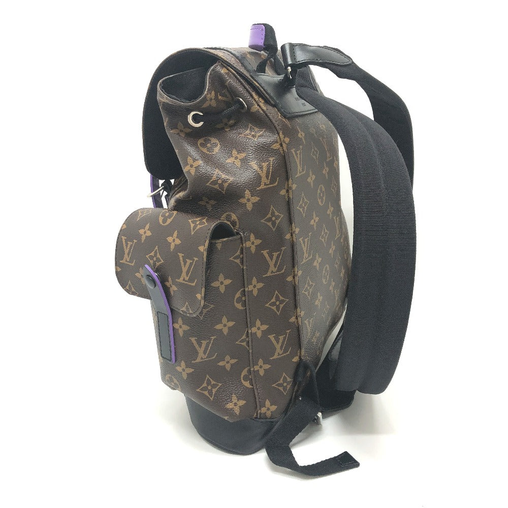 LOUIS VUITTON Backpack M46247 Monogram canvas purple Monogram macacer Christopher PM mens  d