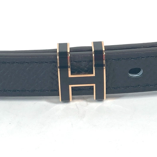 HERMES belt Epsom black H logo Belt Pop H 15 Women 75  d