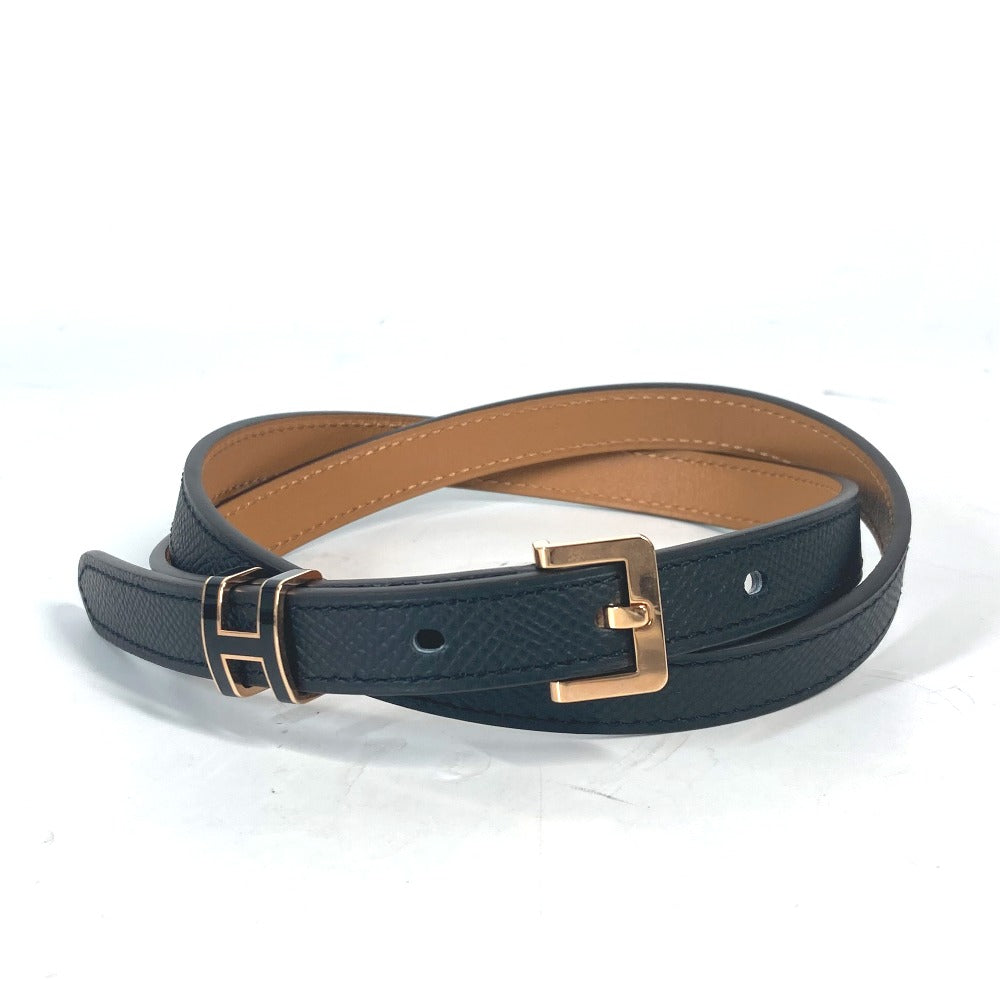 HERMES belt Epsom black H logo Belt Pop H 15 Women 75  d