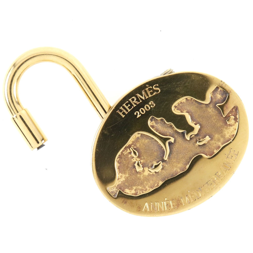 HERMES Cadena Plated Gold gold Mediterranean 2003 ANNEE MEDITERRANEE Women(Unisex)  d