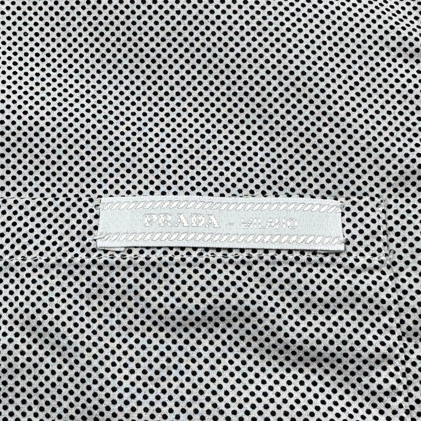 Prada Milano 2013 Polkadot Logo Shirt - M