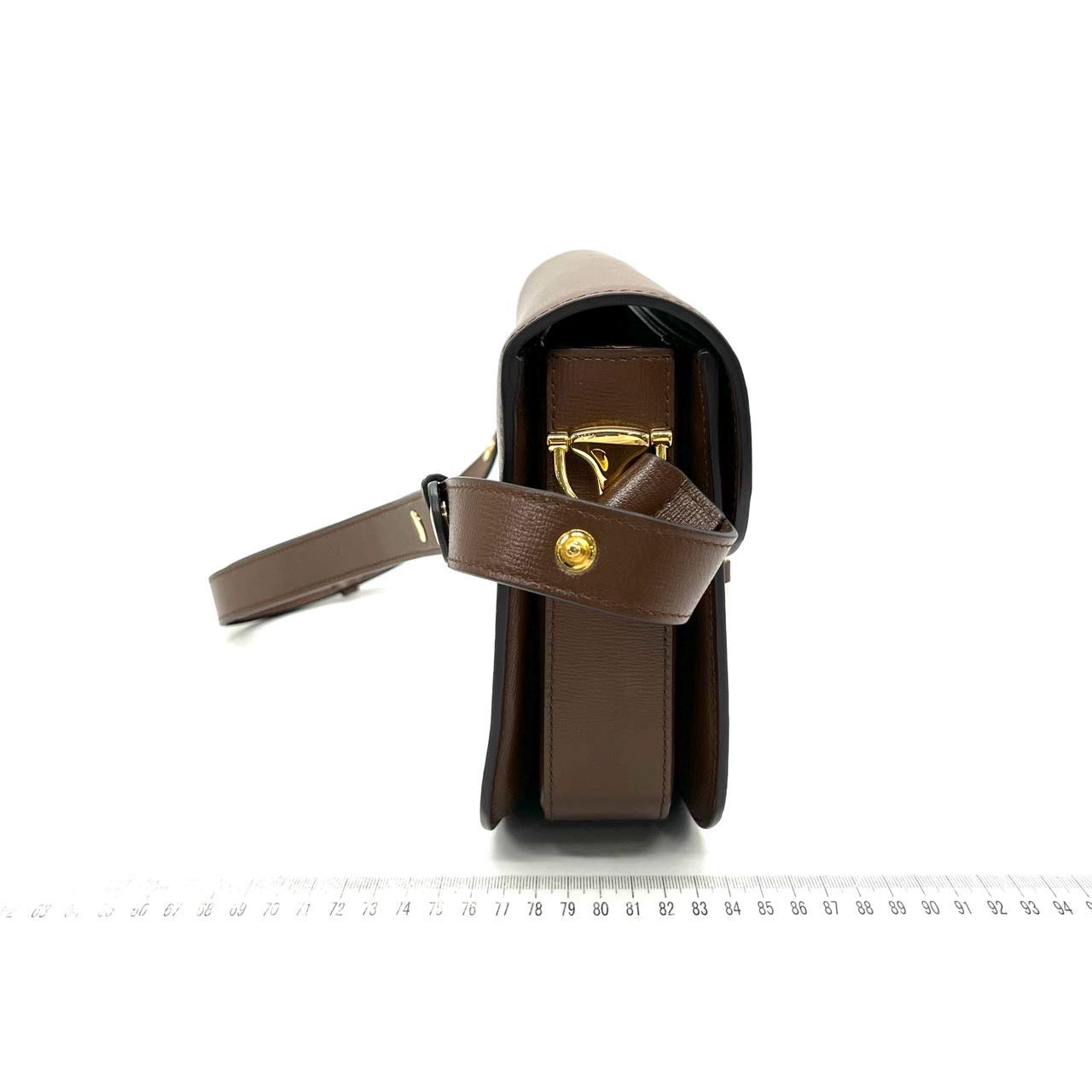 Gucci 1955 Horsebit Shoulder Bag Caramel Brown Small Leather Never Worn