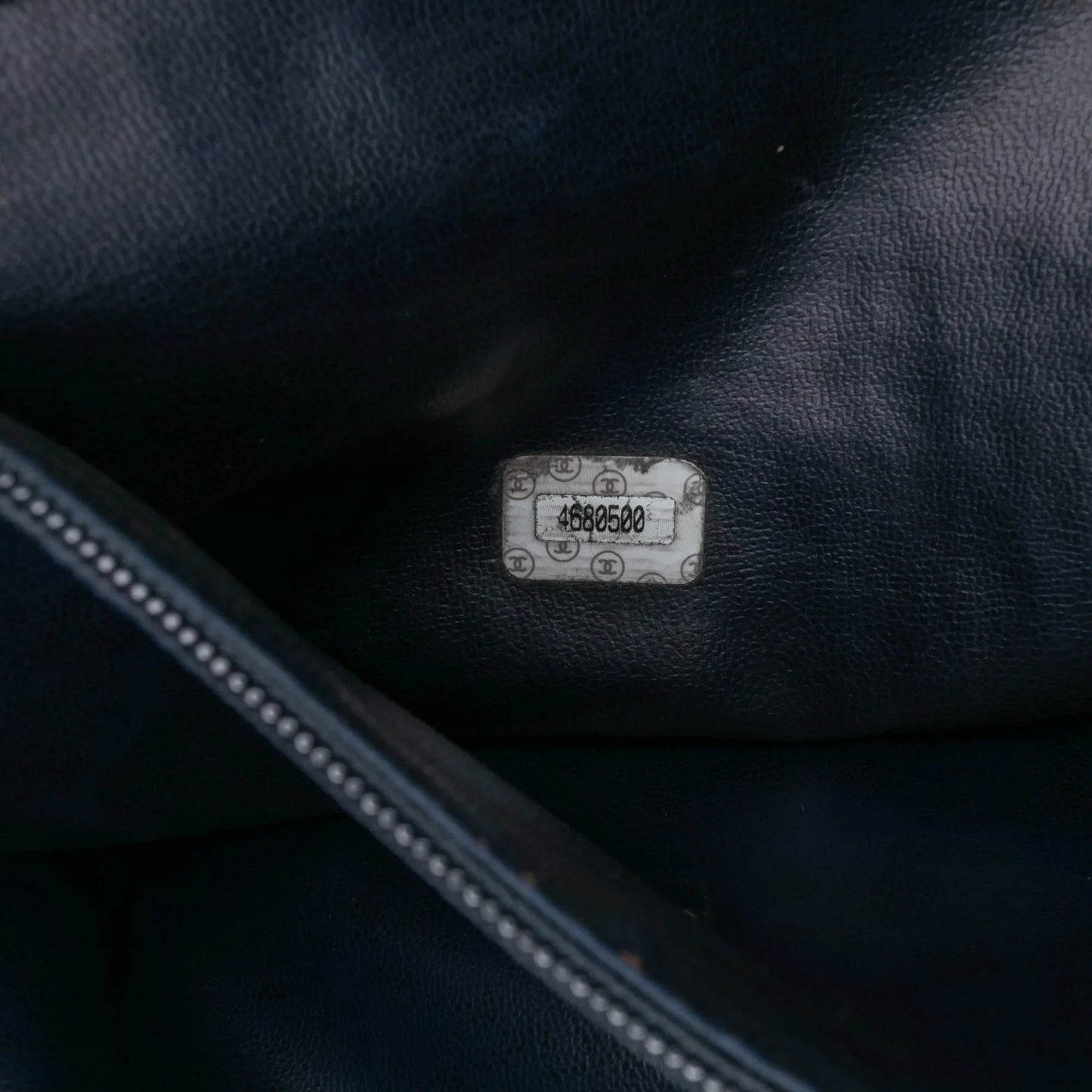 Blue Chanel CC Denim Chain Tote