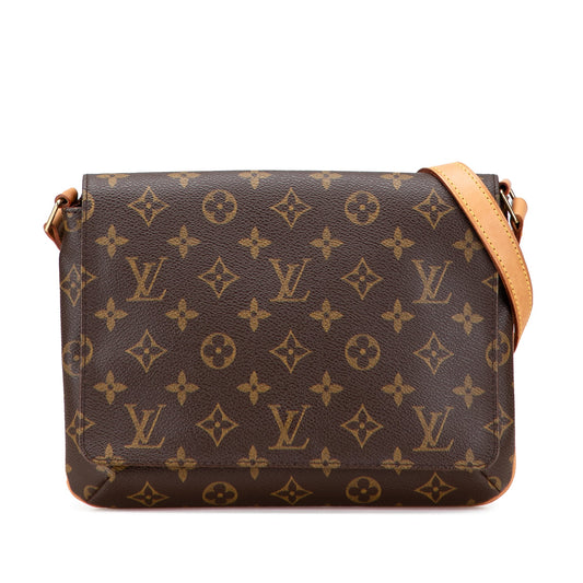 Brown Louis Vuitton Monogram M tte Tango Short Strap Shoulder Bag