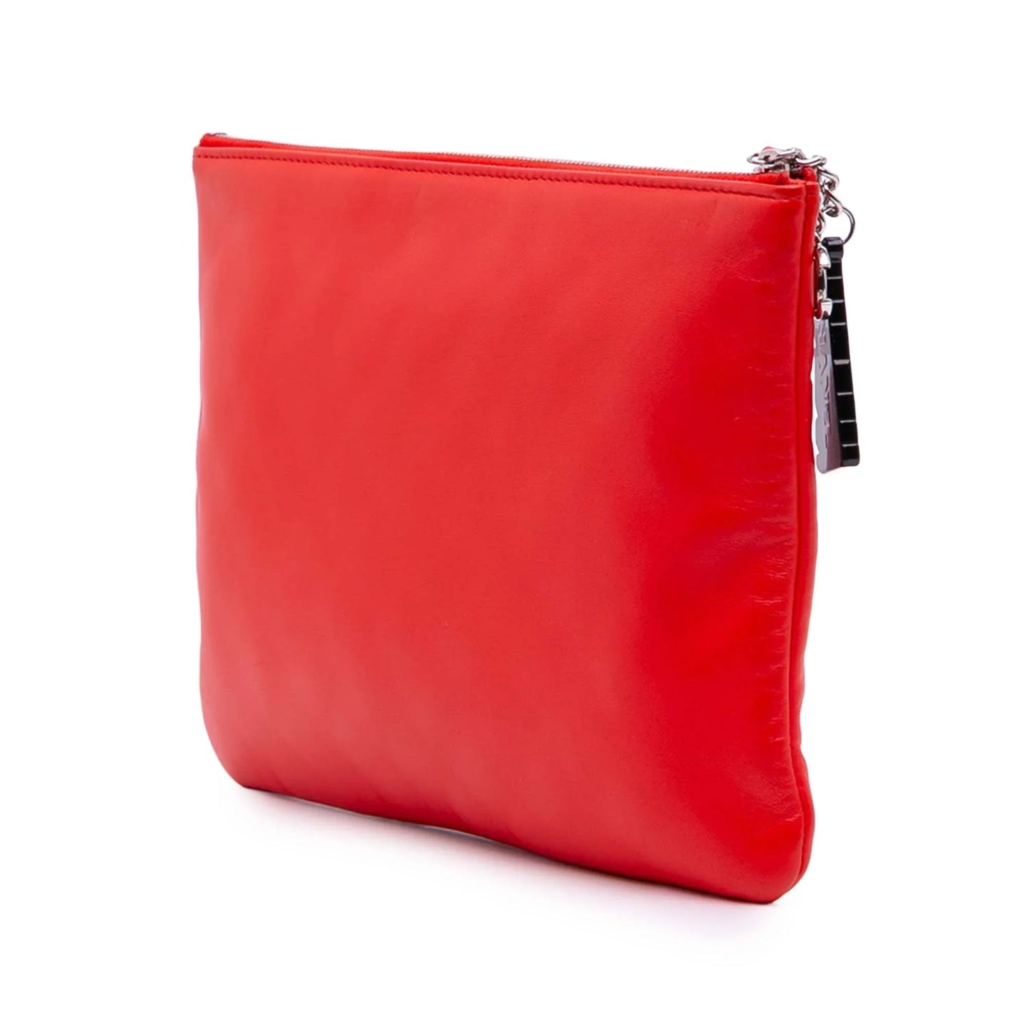 Red Chanel Medium Printed Lambskin Cuba La Habana O Case Clutch