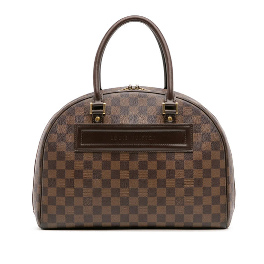 Brown Louis Vuitton Damier Ebene Nolita Handbag