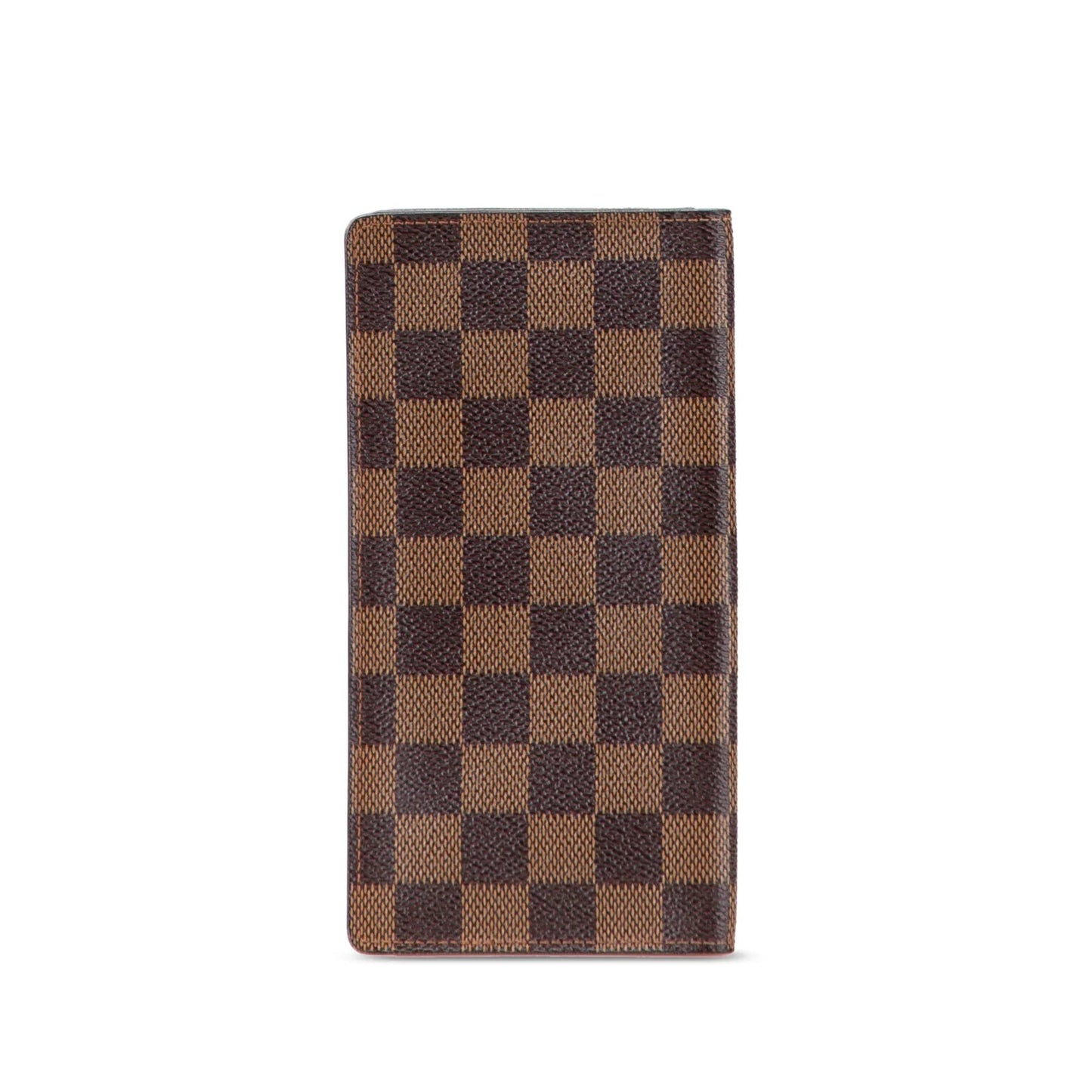 Brown Louis Vuitton Damier Ebene Brazza Wallet