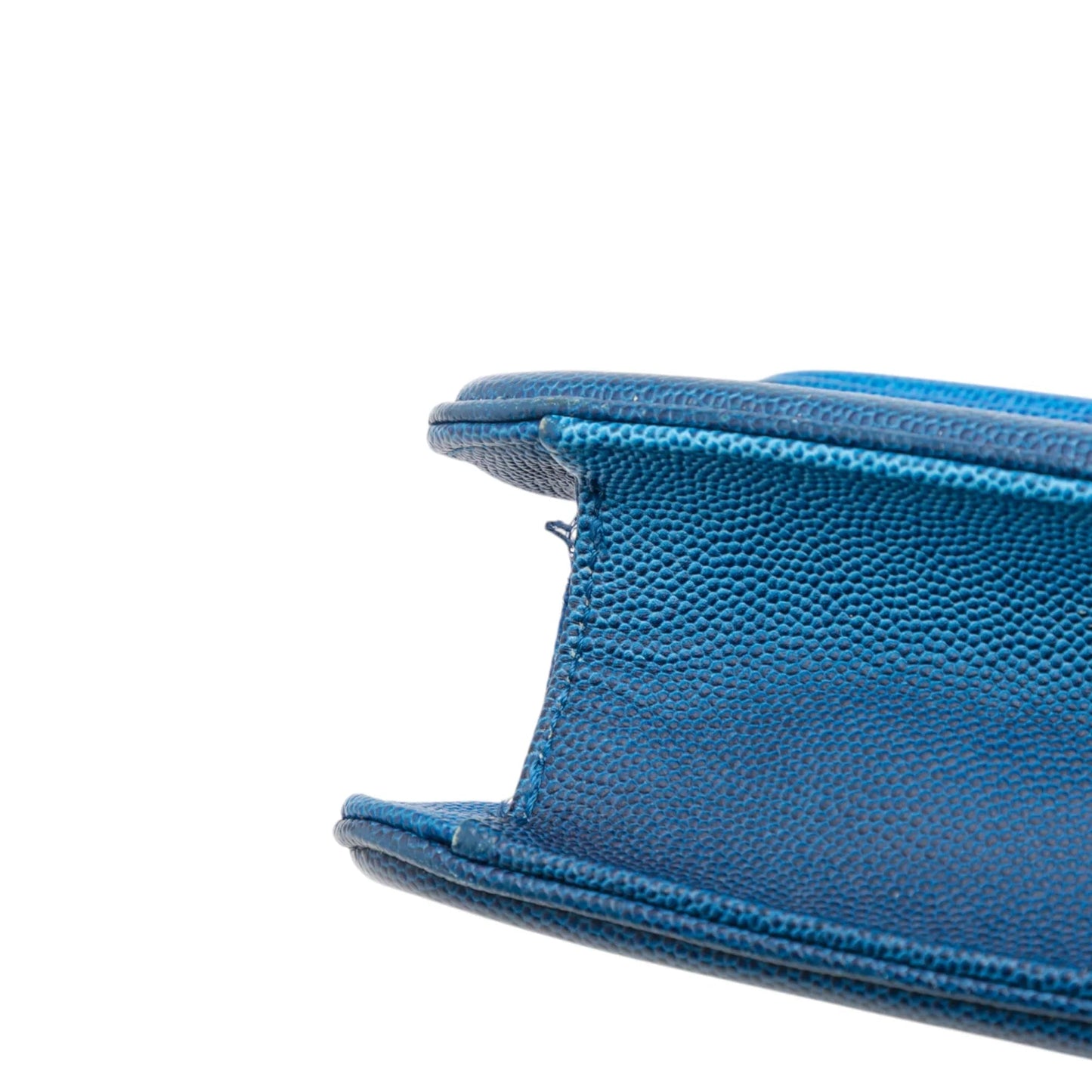 Blue Chanel Medium Quilted Caviar Sunset On The Sea Flap Satchel