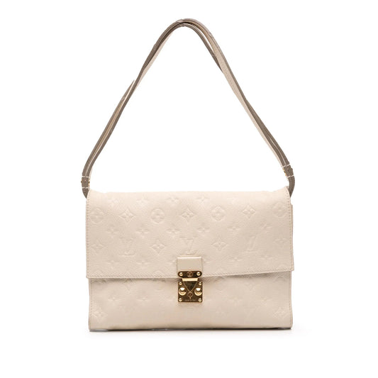 White Louis Vuitton Monogram Empreinte Fascinante Crossbody Bag