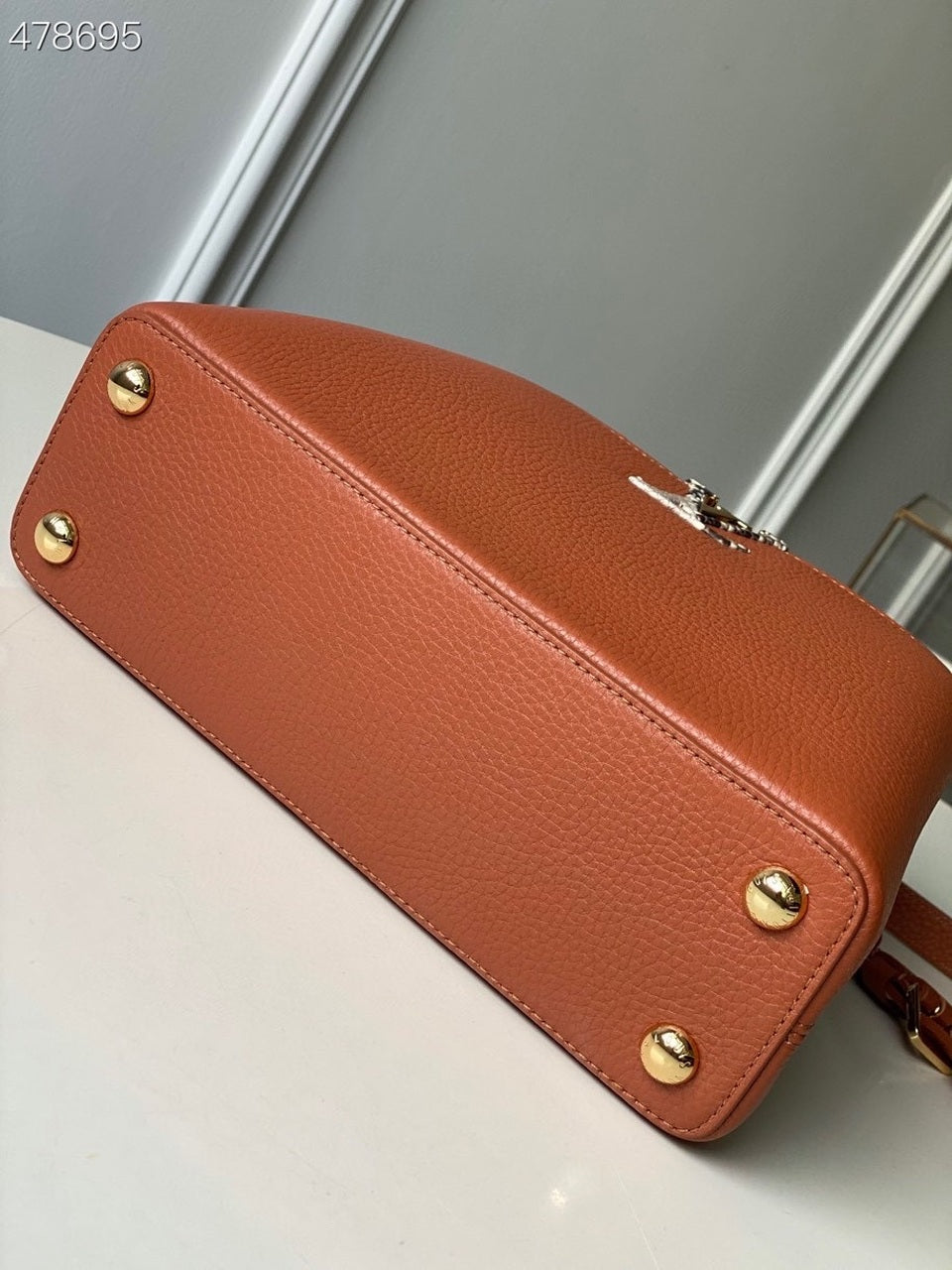Top Quality Capucines BB Taurillon And Python Brown For Women,  Shoulder And Crossbody Bags 10.4in/27cm Top Quality N97980