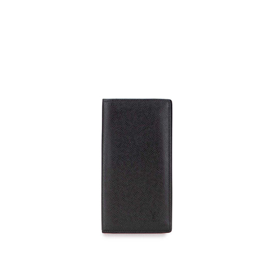 Black Louis Vuitton Taiga Brazza Wallet