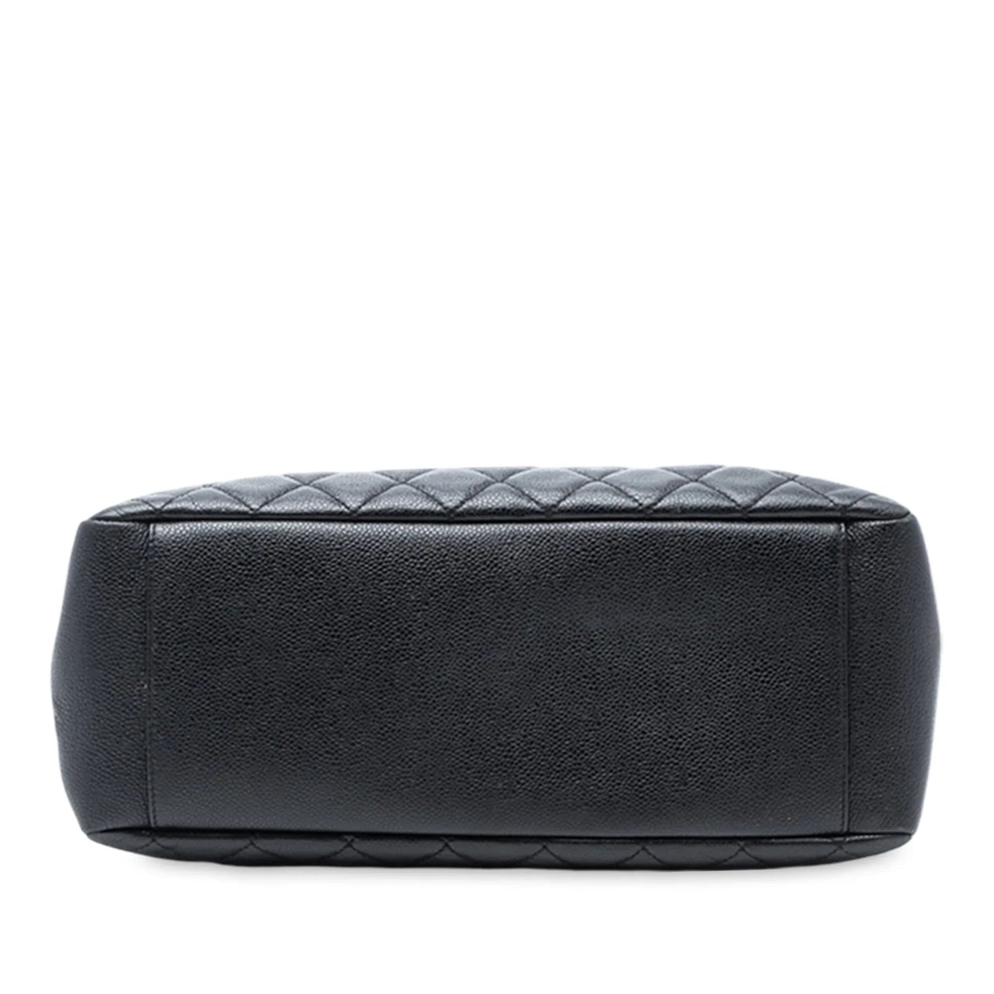 Black Chanel Caviar Grand Shopping Tote