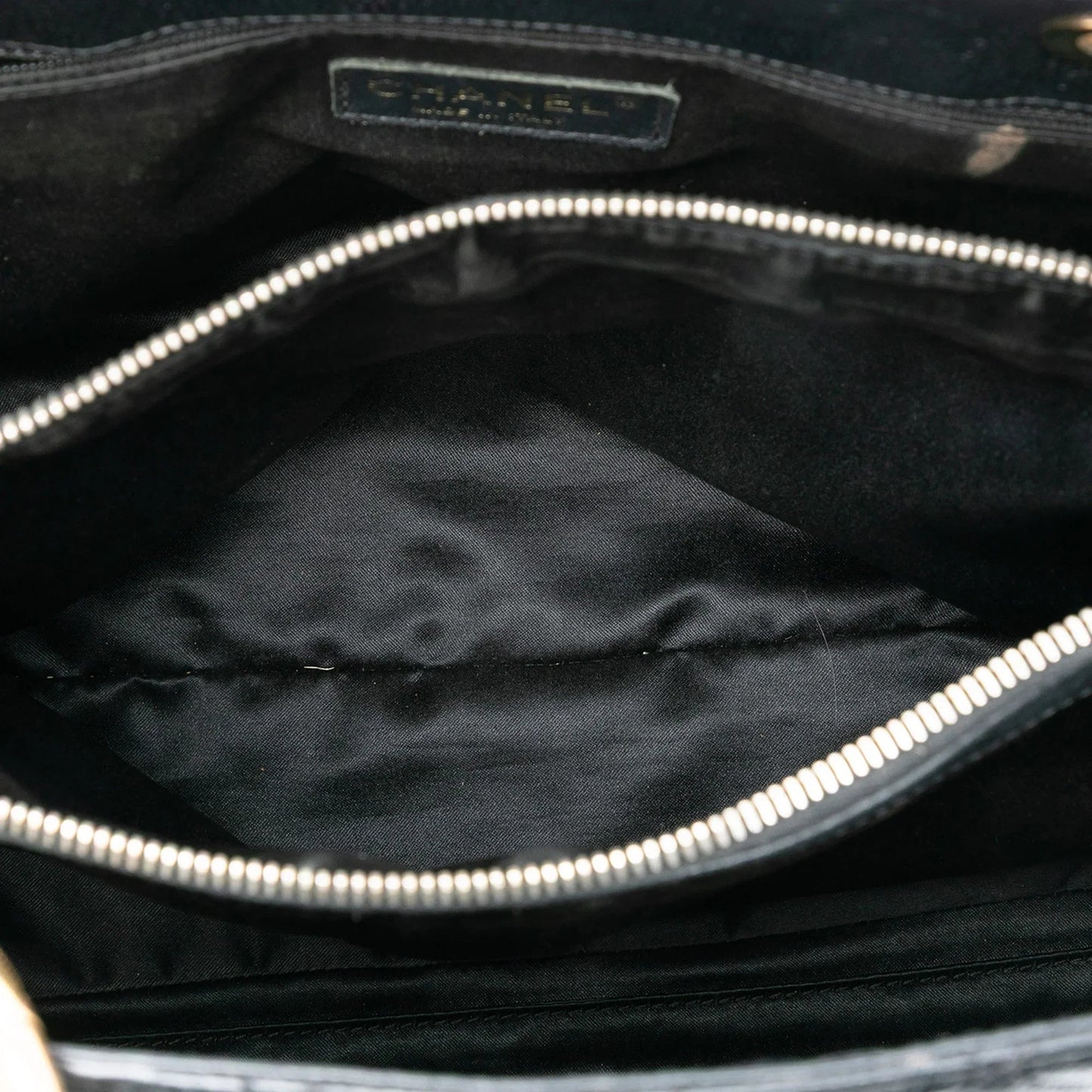 Black Chanel Caviar Grand Shopping Tote