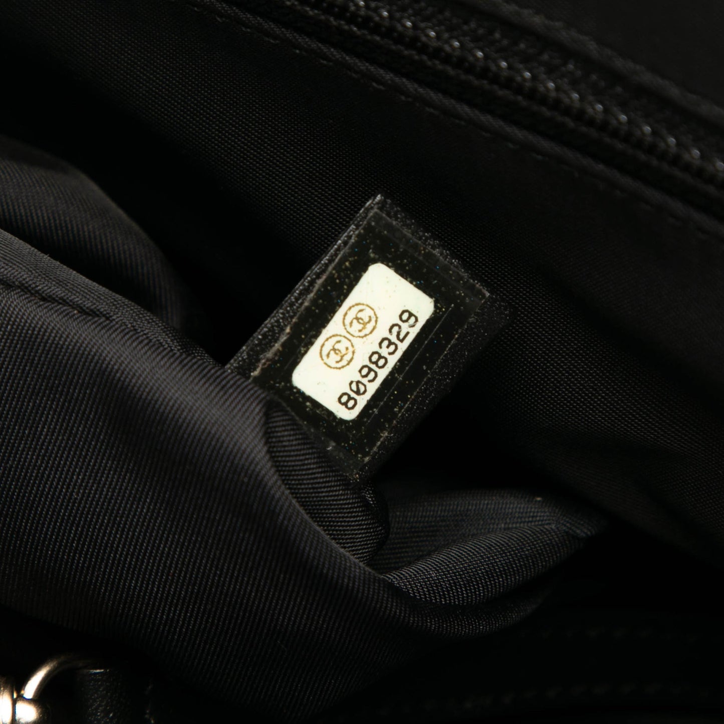 Black Chanel New Travel Line Nylon Tote