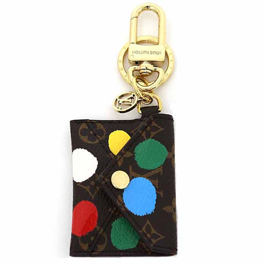 LOUIS VUITTON Bag charm M01209 Monogram canvas Multi Yayoi Kusama LVxYK Porto Cle Kirigami Women