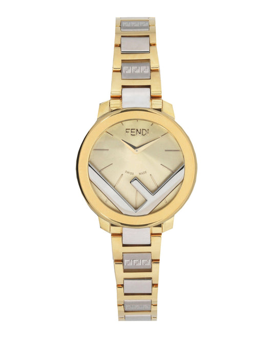 Fendi Womens  Two Tone 28mm Bracelet Fashion Watch