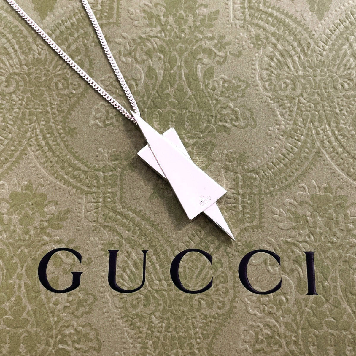 GUCCI Necklace Silver925 Silver Star of david unisex