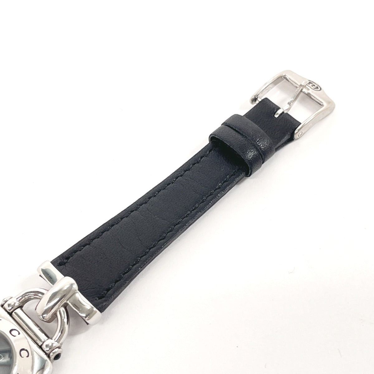 GUCCI Watches Quartz 6300L Stainless Steel Silver black dial Women  d