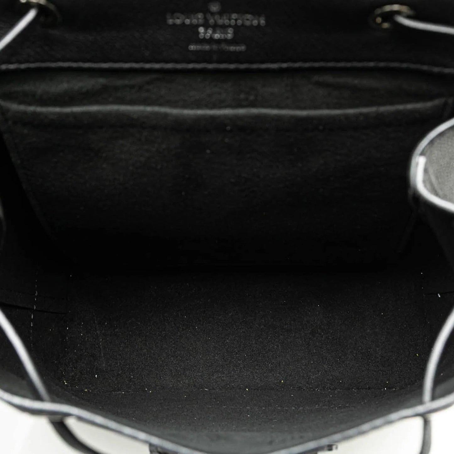 Black Louis Vuitton Taurillon Lockme Backpack