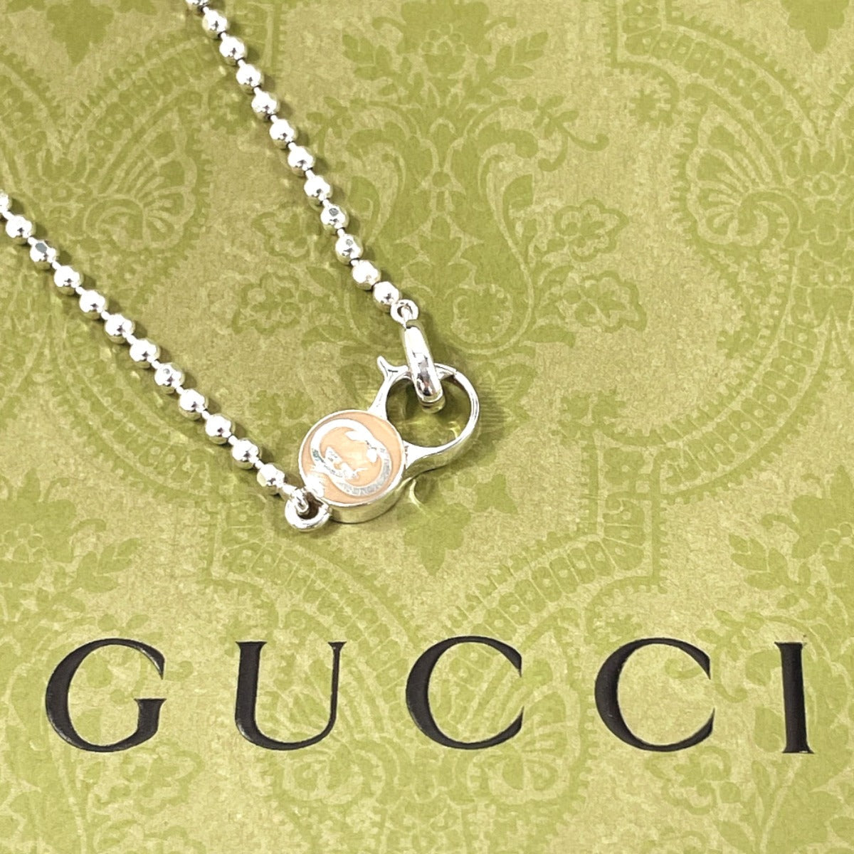 GUCCI Necklace Silver925 Silver GG logo Women