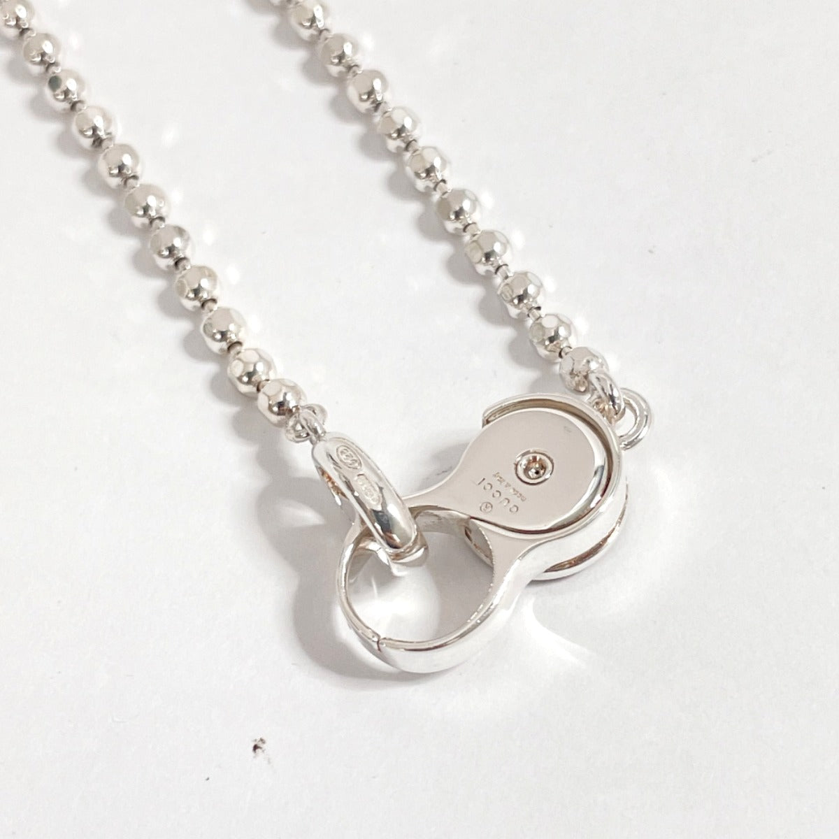 GUCCI Necklace Silver925 Silver GG logo Women